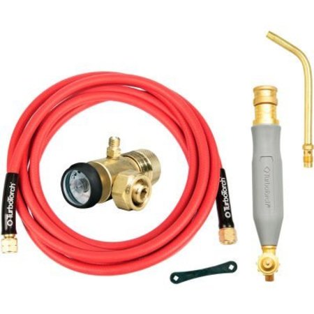 ESAB WELDING & CUTTING TurboTorchÂ SOF-FLAME Torch Kit, WSF-4 , S-4 Soldering Tip, 12' Hose, Air Acetylene 0386-0090